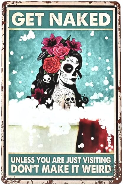 8"x12" Vintage Metal Signs - Tattoo Girl Retro Tin Signs