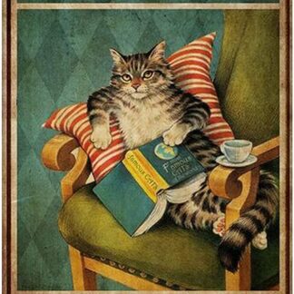 8"x12" Metal Tin Sign That's What I Do I Read Books I Drink Tea and I Know Things