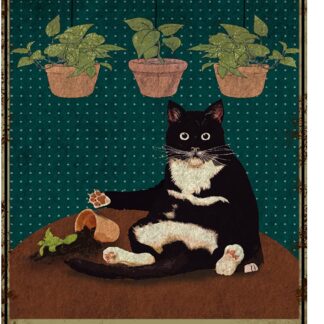 Cute Cat Funny Metal Poster - I Do What I Want - 8 x12 Inch