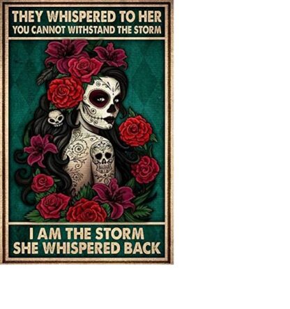 Metal Tin Retro Sign-And She Lived Happily Ever After Metal Poster 8x12 Inch