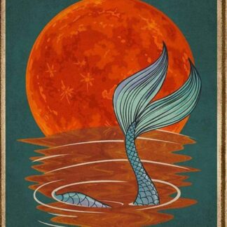 8"x12" Tin Sign She Dreams of The Ocean Late at Night and Longs for The Wild Salt Air