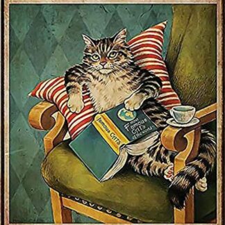 8"x12" Metal Tin Sign That's What I Do I Read Books I Drink Tea And I Know Things