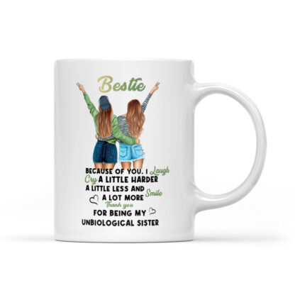 Bestie Unbiological Sister Mug 11oz