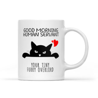 Good Morning Human Servant Coffee Mug Gifts 11oz