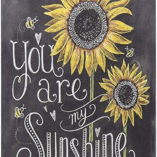 8"x12" Sunflowers You Are My Sunshine Vintage Tin Sign