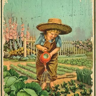 8"x12" Once Upon a time There was a Girl who Really Loved Gardening it was me The end Vintage Metal Signs
