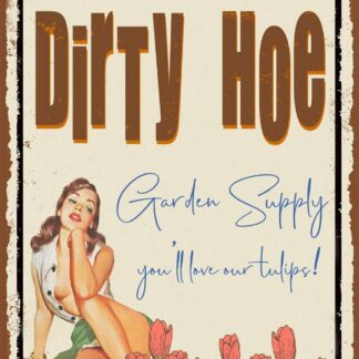 8"x12" Funny Garden Metal Tin Sign