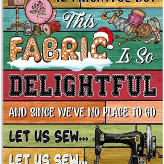 8"x12" Sewing Room Decor Metal Sign