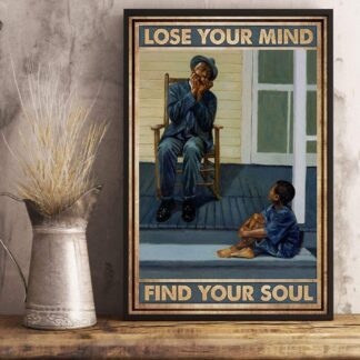8"x12" Metal Tin Sign - Lose Your Mind Find Your Soul