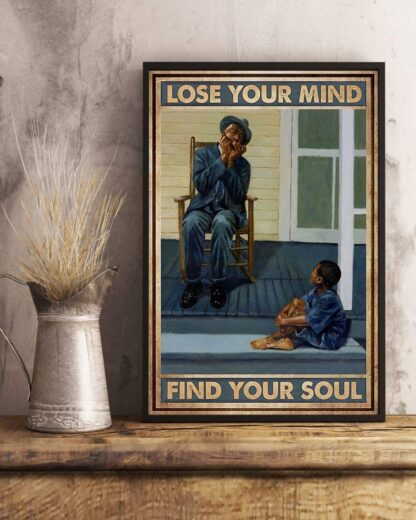 8"x12" Metal Tin Sign - Lose Your Mind Find Your Soul