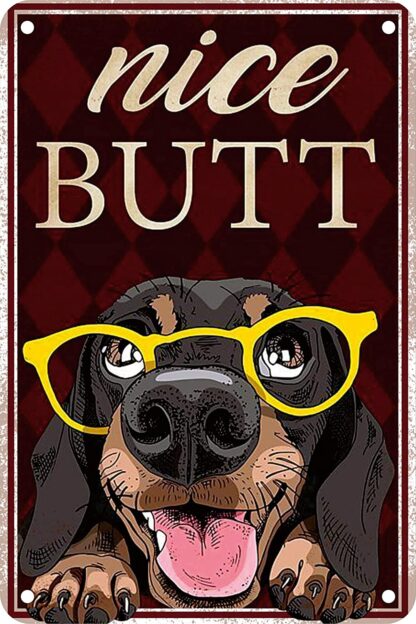 8"x12" Funny Bathroom Metal Tin Sign
