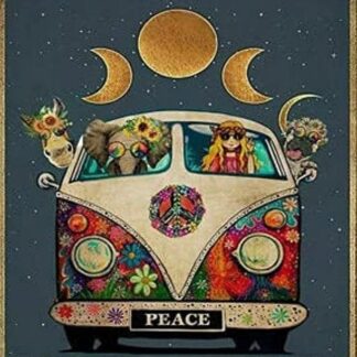 8"x12" Metal Tin Sign Hippie Every Little Thing is Gonna Be Alright