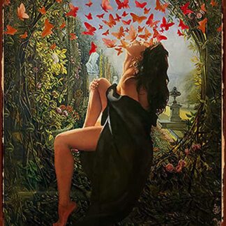 8x12 Inches and to The Garden I Go to Lose My Mind and Find My Soul Metal Tin Sign