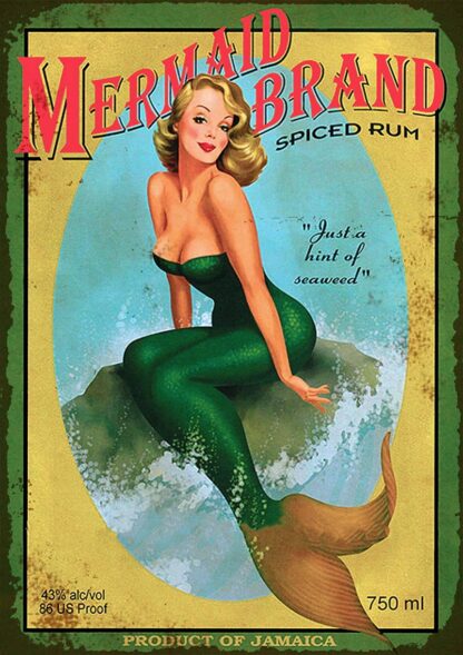 Jamaican Wall Art Funny Metal Tin Sign 8X12 Inch