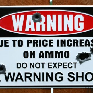 8"x12" Warning Metal Tin Sign