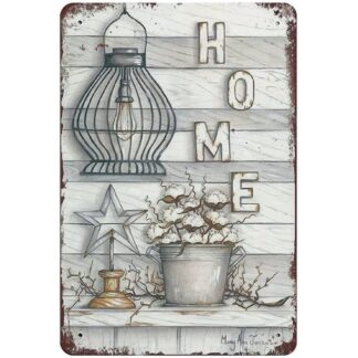 8"x12" Metal Tin Sign - Home