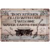 8"x12" Funny Kitchen Metal Tin Sign