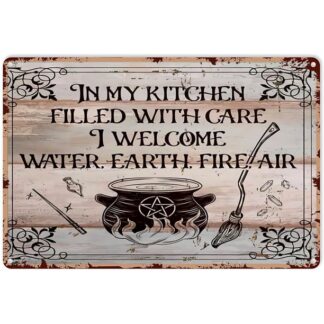 8"x12" Funny Kitchen Metal Tin Sign