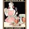 8"x12" Metal Tin Sign - Baking Because Murder Is Wrong - Image 2