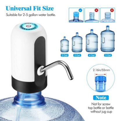Water Bottle Switch Pump Electric Automatic Universal Dispenser 5 Gallon USB - Image 6