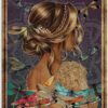 I Am The Storm Dragonfly Girl Retro Metal Aluminum Sign 8x12 Inch