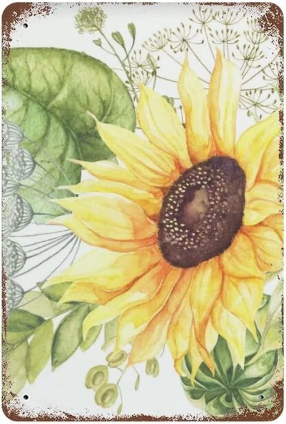 8″x12″ Sunflower Aluminum Sign