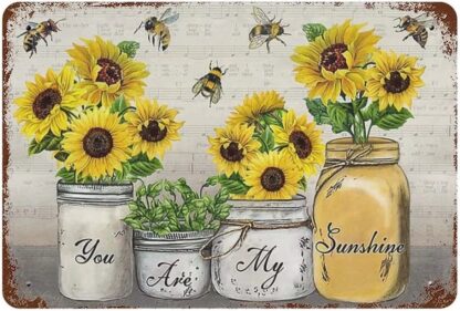 8″x12″ You Are My Sunshine Aluminum Sign