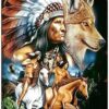 8"x12" Indian Animal Metal Tin Sign