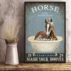 8″x12″ Metal Aluminum Sign - Horse Bath soap-wash Your Hooves