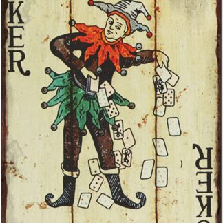 8″x12″ Vintage Poker Wall Decor Metal Aluminum Sign