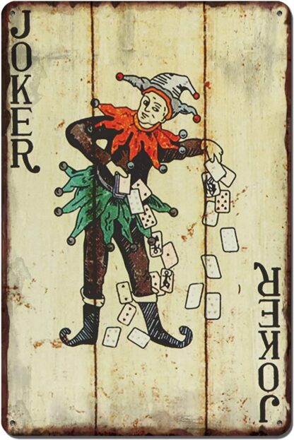 8″x12″ Vintage Poker Wall Decor Metal Aluminum Sign