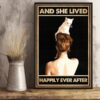 8″x12″ Metal Aluminum Sign - And She Lived Happily Ever After