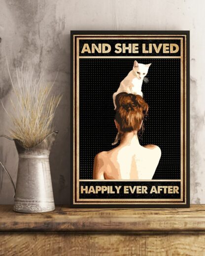 8″x12″ Metal Aluminum Sign - And She Lived Happily Ever After