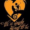 8″x12″ Metal Aluminum Sign - We're Simply Meant to be Retro Metal Tin Sign