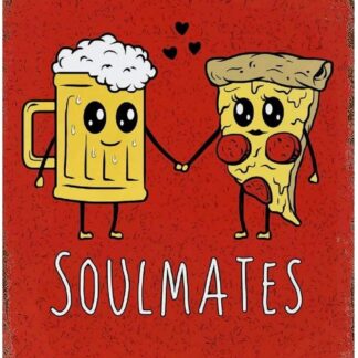 8″x12″ Metal Aluminum Sign - Soulmates
