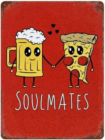 8″x12″ Metal Aluminum Sign - Soulmates