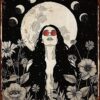 8″x12″ Stay Wild Moon Child Vintage Style Aluminum Sign