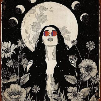 8″x12″ Stay Wild Moon Child Vintage Style Aluminum Sign
