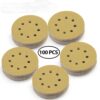 5 inch 8 Hole 60-220 Grit Sanding Discs Orbital Sander paper Hook and Loop Pads