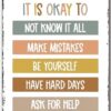 8″x12″ Metal Aluminum Sign - It is Okay To