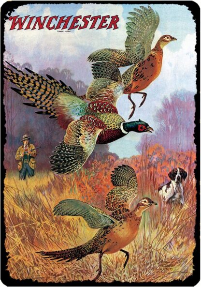 8″x12″ Metal Aluminum Sign - Winchester Firearm Hunting Hunter