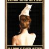 8″x12″ Metal Aluminum Sign - And She Lived Happily Ever After - Image 3