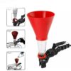 Fuel Oil Funnel Adjustable For Gasoline Engine Car Auto Motorcycle Automotive
